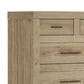 Riva Ridge Modern Loft Chesser and Mirror in Khaki, , large