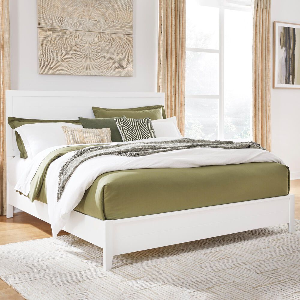 Ashley Binterglen Queen Panel Bed in White, , large