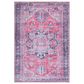 Safavieh Serapi  5"3" x 7"7" Navy and Red Area Rug, , large