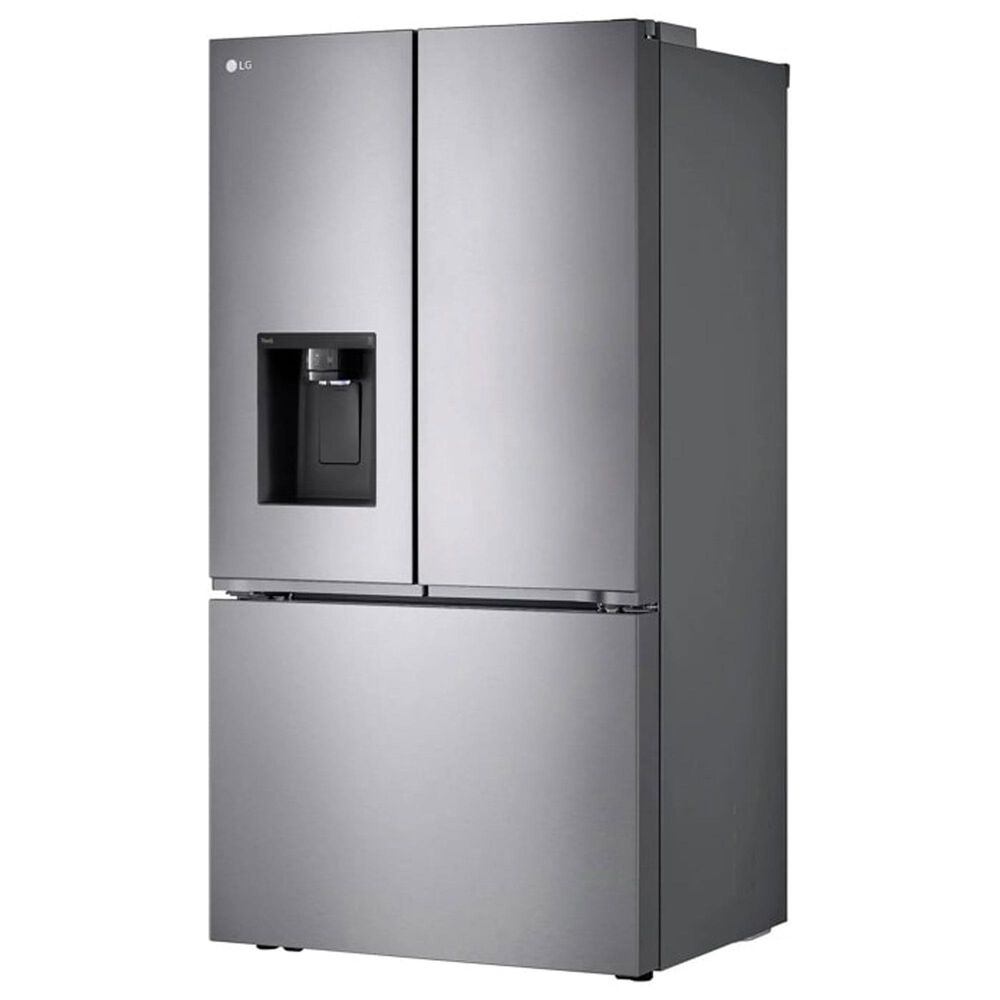 LG 25.5 Cu. Ft. 3-Door French Door Refrigerator with Ice and Water Dispenser in Noble Steel, , large