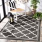 Safavieh Bermuda 6"7" x 9"2" Charcoal and Ivory Indoor/Outdoor Area Performance Rug, , large