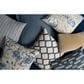 D.V. KAP Home Lena Flange 24" Square Throw Pillow in Lapis, , large