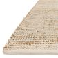 Loloi Edge ED-01 3"6" x 5"6" Ivory Area Rug, , large