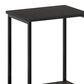 HOMLUX 2-Tier Metal Frame End Table with Open Shelf in Espresso and Black (Set of 2), , large
