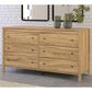 Ashley Bermacy 6-Drawer Dresser in Light Brown, , large