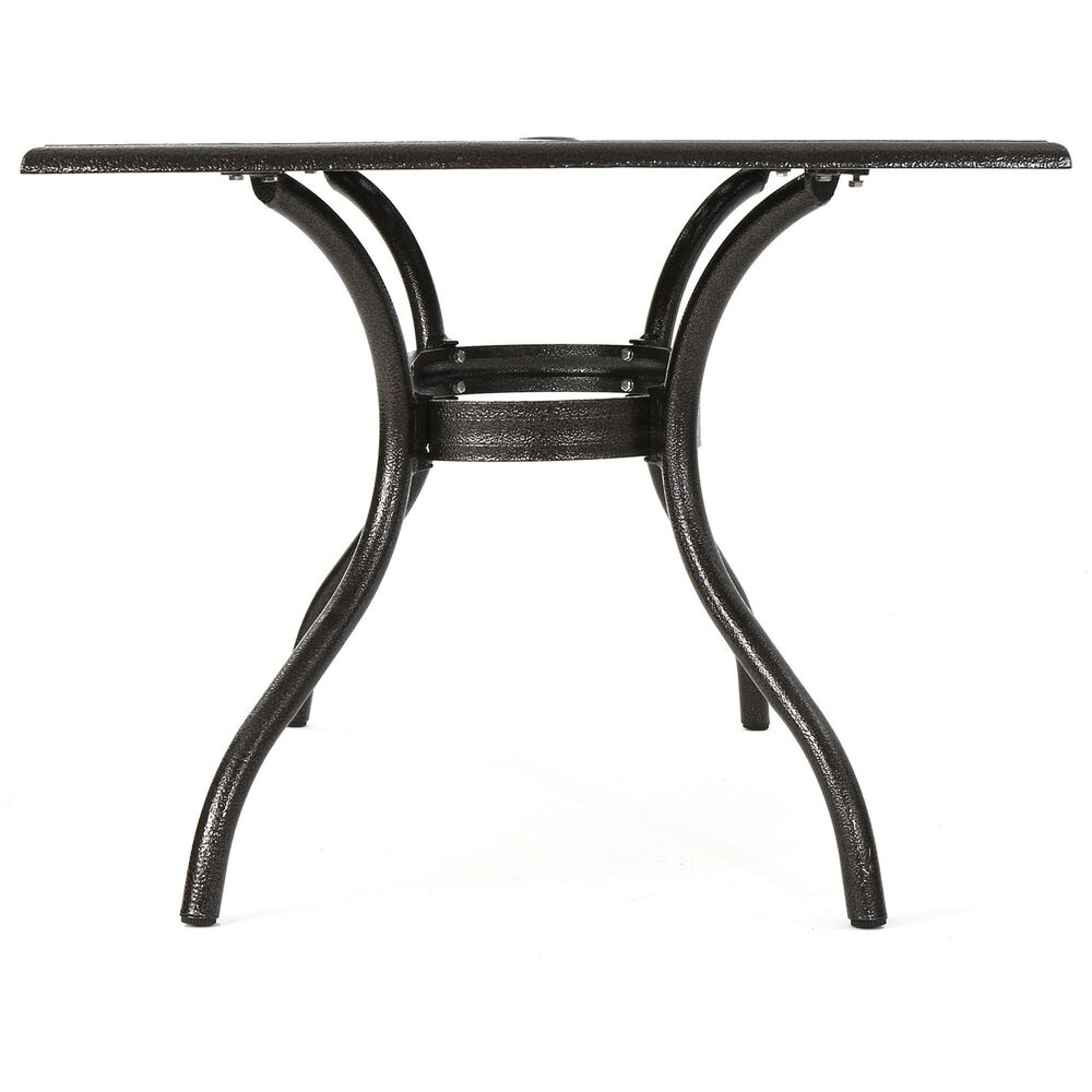 Hearth and Haven Phoenix Outdoor Rectangular Dining Table in Bronze - Table Only, , large