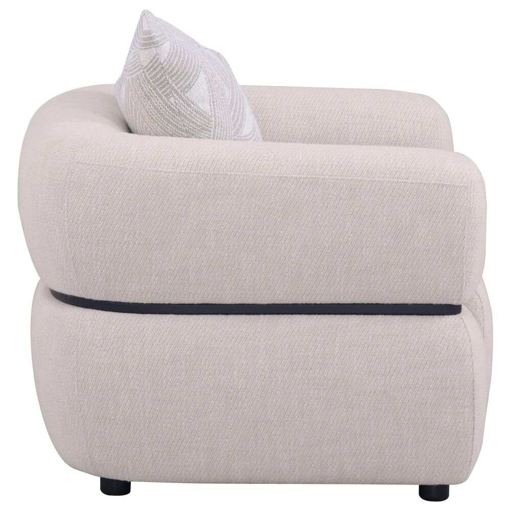 Coaster Jeanette Accent Arm Chair in Beige, , large
