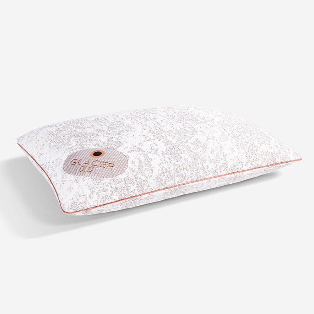 Bedgear Glacier 0.0 Performance Pillow in Snow White and Rose Gold, , large
