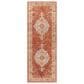 Surya Mirabel MBE-2318 2"7" x 10" Burnt Orange, Rust, Teal, Olive, Gray and Beige Runner, , large