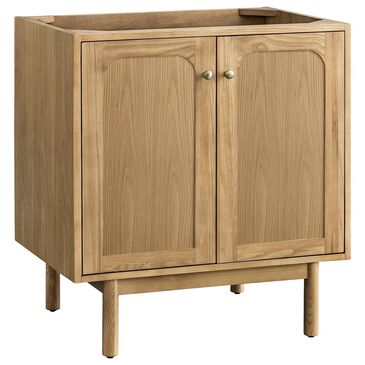 James Martin Laurent 30" Single Bathroom Vanity Cabinet Only in Light Natural Oak, , large