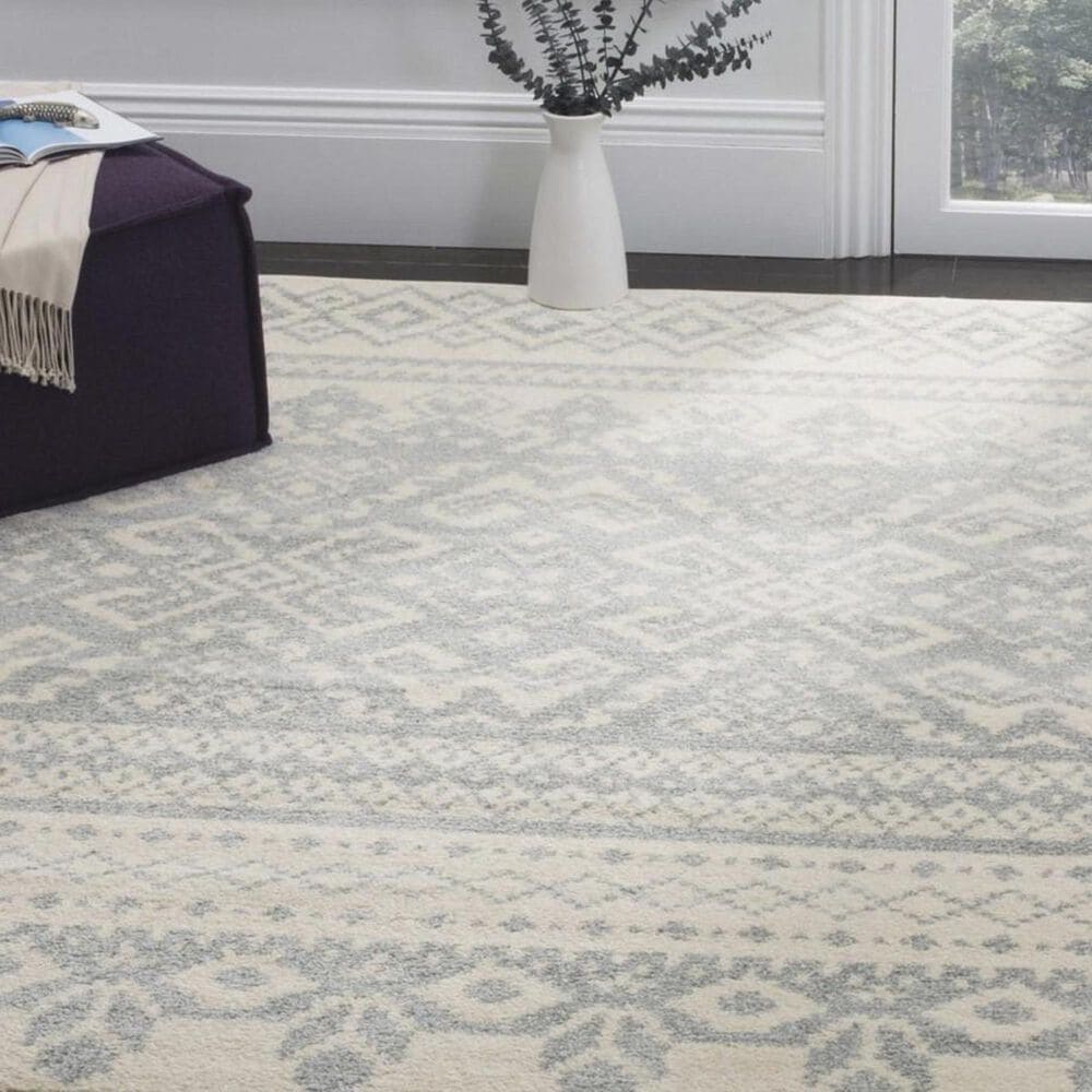 Safavieh Adirondack ADR107S 3&#39; x 5&#39; Ivory and Slate Area Rug, , large