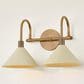 Troy Lighting Jovani 2-Light Bath Vanity in Patina Brass and Soft Sand, , large
