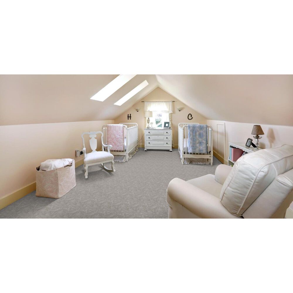 Lexmark Carpet Mills Arabesque Carpet in Powder Gray, , large