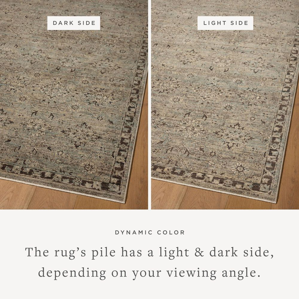 Loloi Briar Mist and Granite 2'6" x 9' Runner, , large