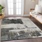 Dalyn Rug Company Trevi TV18 10" x 14" Gray Area Rug, , large
