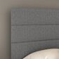 Accent Sicily Queen Upholstered Platform Bed in Grey, , large