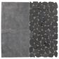 Dal-Tile Pebble Oasis Stark 12" x 12" Art Deco Natural Stone Mosaic Sheet, , large