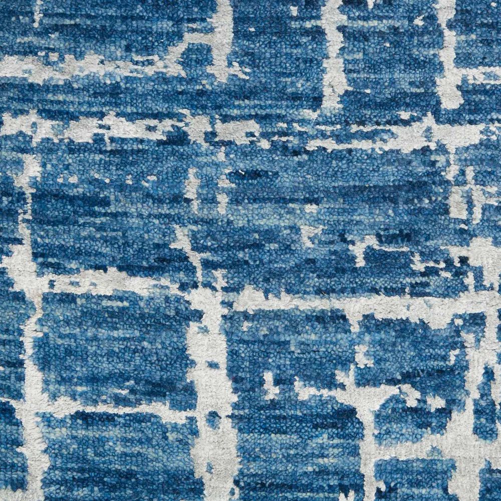 Nourison Luna 8&#39;6&quot; x 11&#39;6&quot; Blue and Silver Area Rug, , large