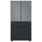 Samsung Bespoke Bespoke 4-Door French Door Refrigerator Bottom Panel in Matte Black Steel, , large