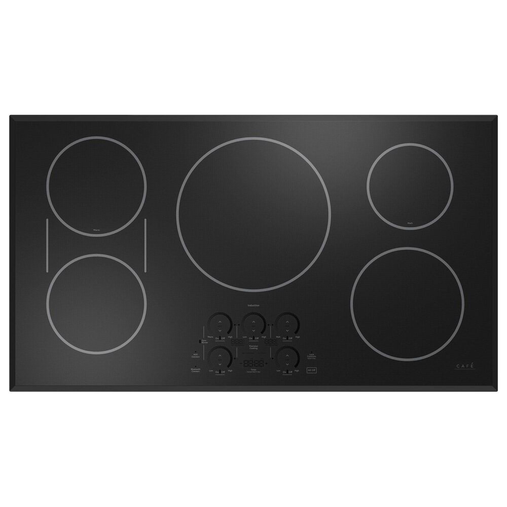 Cafe 36" Electric Induction Built-In Cooktop in Black, , large