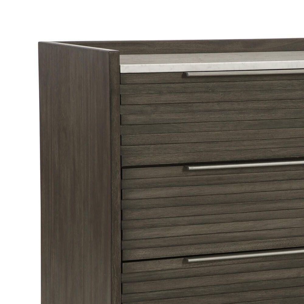 Ashley Arkenton 3-Drawer Dresser in Grayish Brown and White, , large