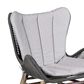 Hearth and Haven Mateo Outdoor Patio Dining Chair in Gray, , large