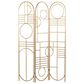 Maple and Jade Room Divider Screen in Matte Gold, , large