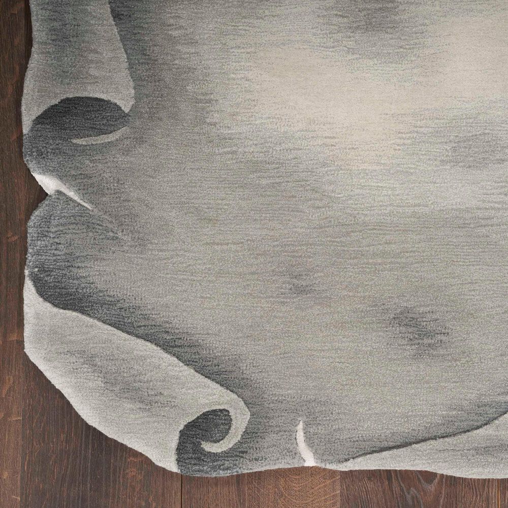 Nourison Limited Edition Grey 7&#39;9&quot; x 9&#39;9&quot; Area Rug, , large