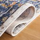 Safavieh Astoria 4" x 6" Blue and Rust Area Rug, , large