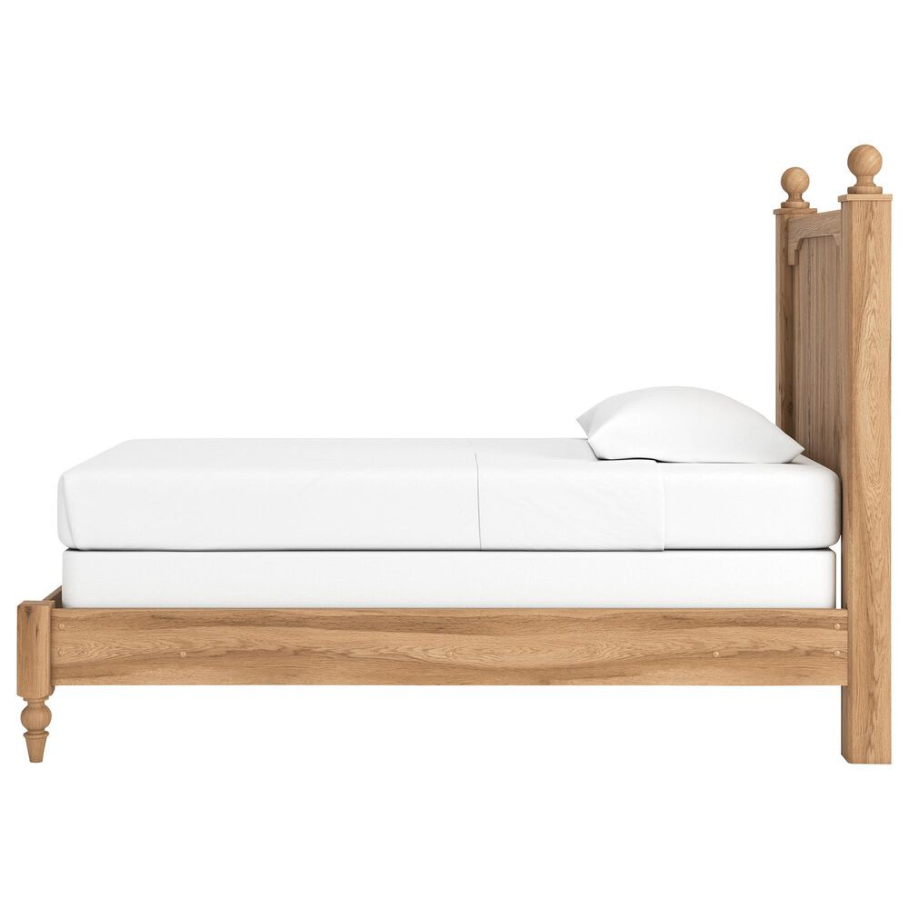 Ashley Aleaport Twin Panel Bed in Warm Brown, , large