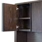 Wycliff Bay Tulane Office Credenza with Hutch in Dark Chocolate, , large