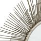 Maple and Jade 29" Round Wall Mirror in Distressed Silver, , large