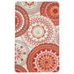 Karastan Dri-Pro Comfort Spice Suzani 4872-15881 1"6" x 2"6" Red Area Rug, , large