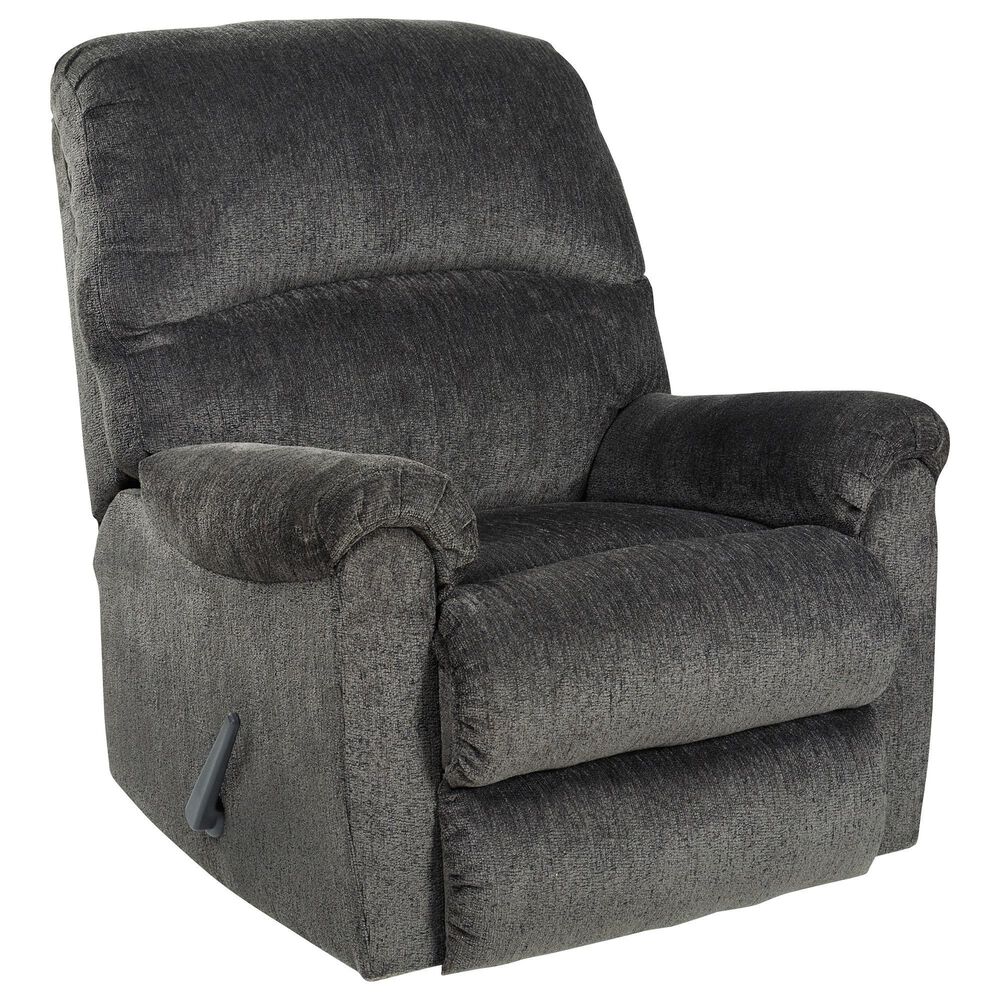 Ashley Ballinasloe Rocker Recliner in Smoke, , large