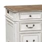 Belle Furnishings Magnolia Manor Jr Executive Desk in White, , large