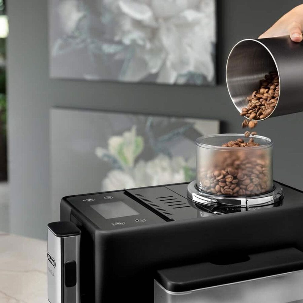 DeLonghi Rivelia 47 Oz Automatic Espresso Machine in Onyx Black, , large