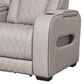Ashley Boyington Power Reclining Loveseat with Console in Gray, , large