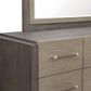 Nicolette Home Anderson Park Dark 9-Drawer Dresser and Mirror in Moose Trail and Frontier Brown, , large