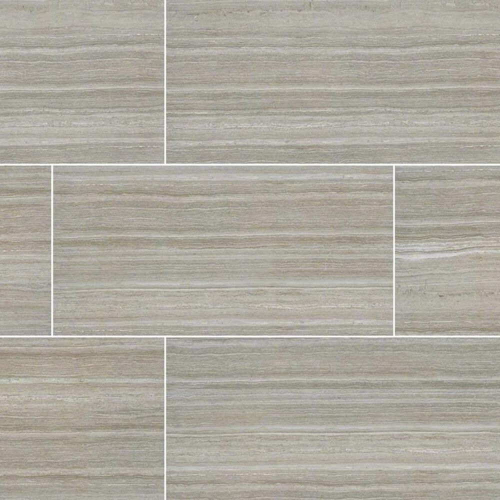 MS International Essentials Charisma Silver 12" x 24" Ceramic Tile, , large