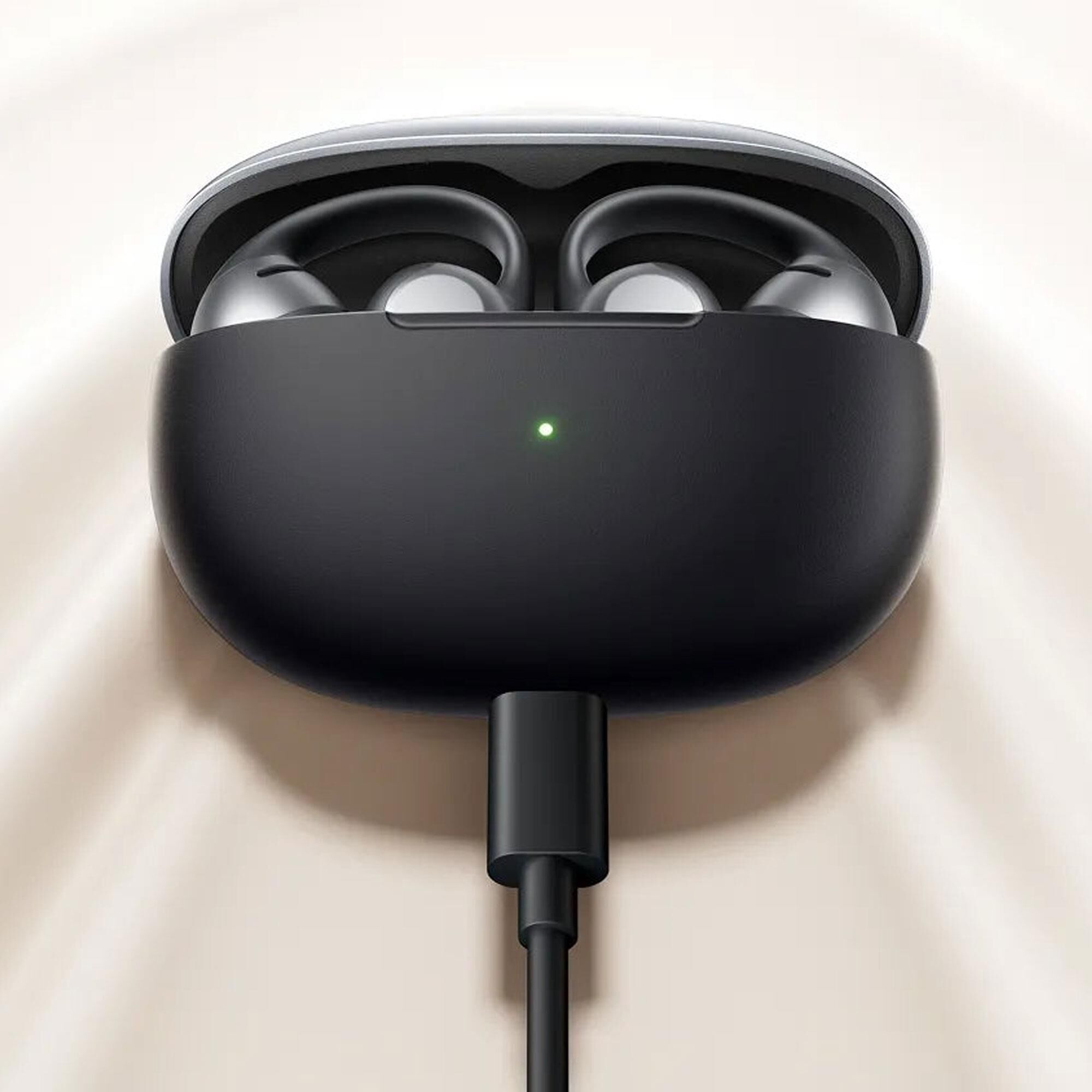 Shokz OpenDots One Open-Ear Clip-On True Wireless Earbuds in Black