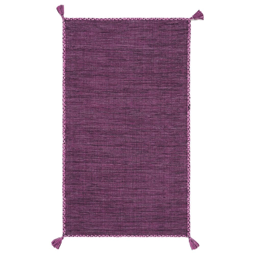 Safavieh Montauk 3" x 5" Purple and Black Area Rug, , large