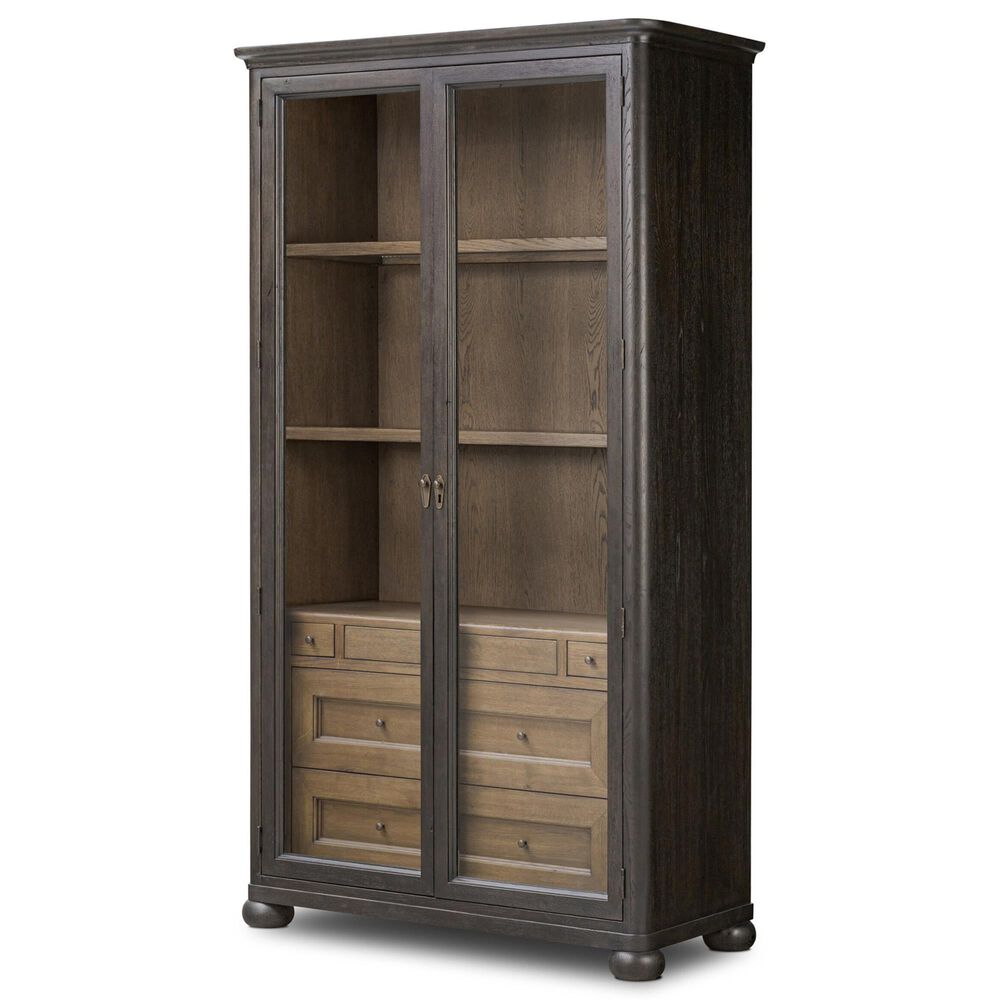 Four Hands Sussex Bookcase in Smoked Black, , large