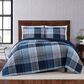 Pem America Truly Soft Trey 2-Piece Twin XL Quilt Set in Blue, , large