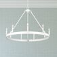 Golden Lighting Alastair 9-Light Chandelier in Matte White, , large