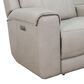 Somerset Home Harbour Power Reclining Loveseat in Caruso Light Grey, , large