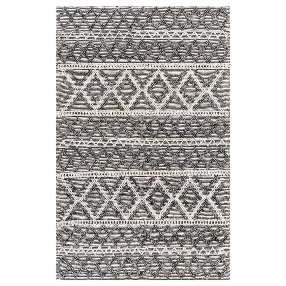 Surya Daffodil 6" x 9" Medium Grey Area Rug, , large
