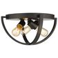Golden Lighting Colson 15" Flush Mount in Etruscan Bronze, , large