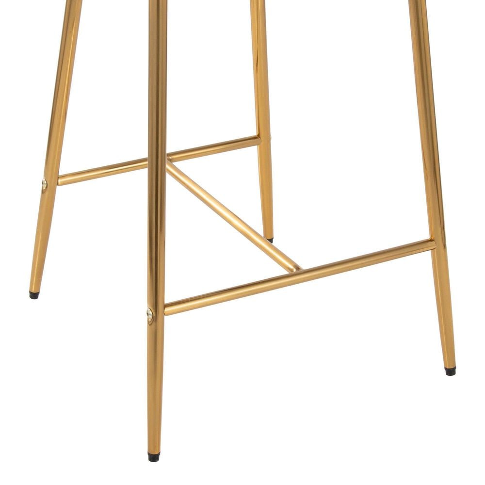 Lumisource Matisse Counter Stool with Cream Cushion in Gold &#40;Set of 2&#41;, , large