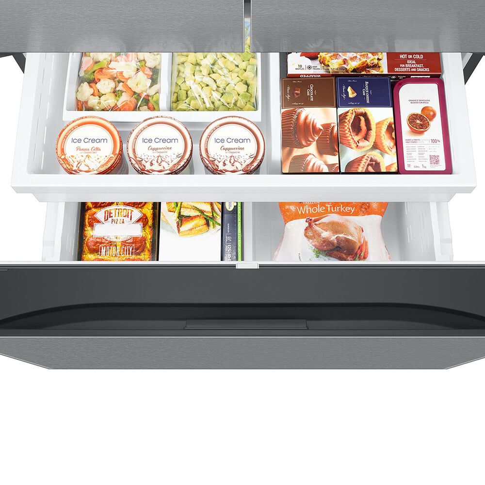 Samsung Bespoke AI 30.5 Cu. Ft. French Door Refrigerator in Fingerprint Resistant Stainless Steel, , large