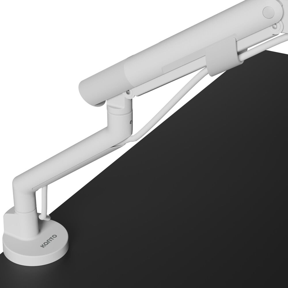 Kanto Single Monitor Desk Mount for 17" - 40" Displays in White, , large